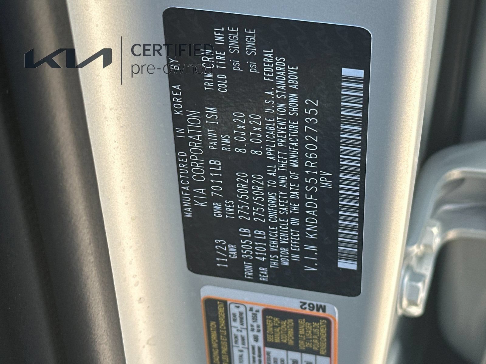Certified 2024 Kia EV9 Land AWD/4WD image 30