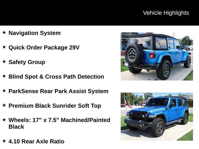 Used 2021 Jeep Wrangler Unlimited Rubicon 4xe w/ Safety Group AWD/4WD image 4
