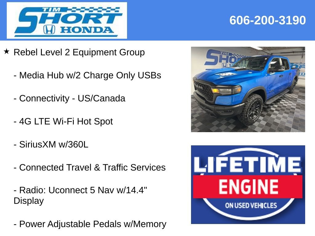 Used 2025 RAM 1500 Rebel w/ Rebel Level 2 Equipment Group image 25