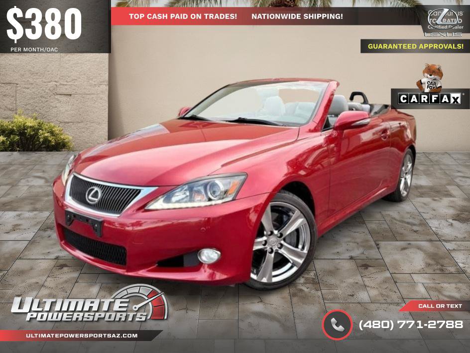 Used 2012 Lexus IS 350C w/ Luxury Pkg RWD image 2