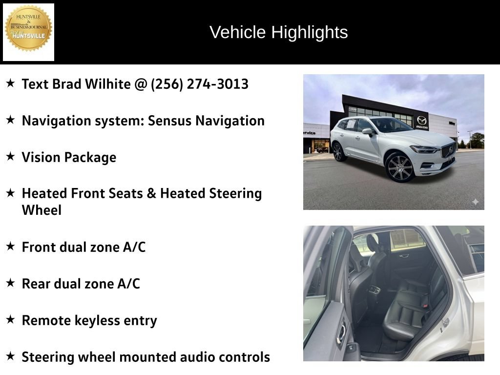 Used 2018 Volvo XC60 T5 Inscription w/ Vision Package AWD/4WD image 6