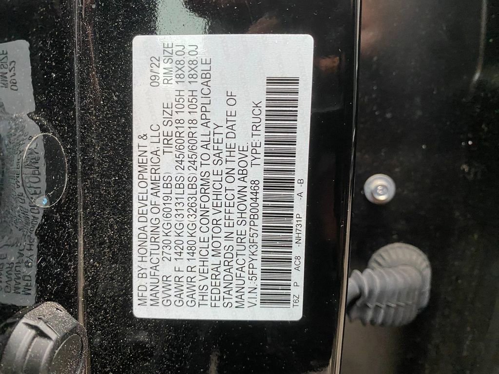 Used 2023 Honda Ridgeline RTL image 33