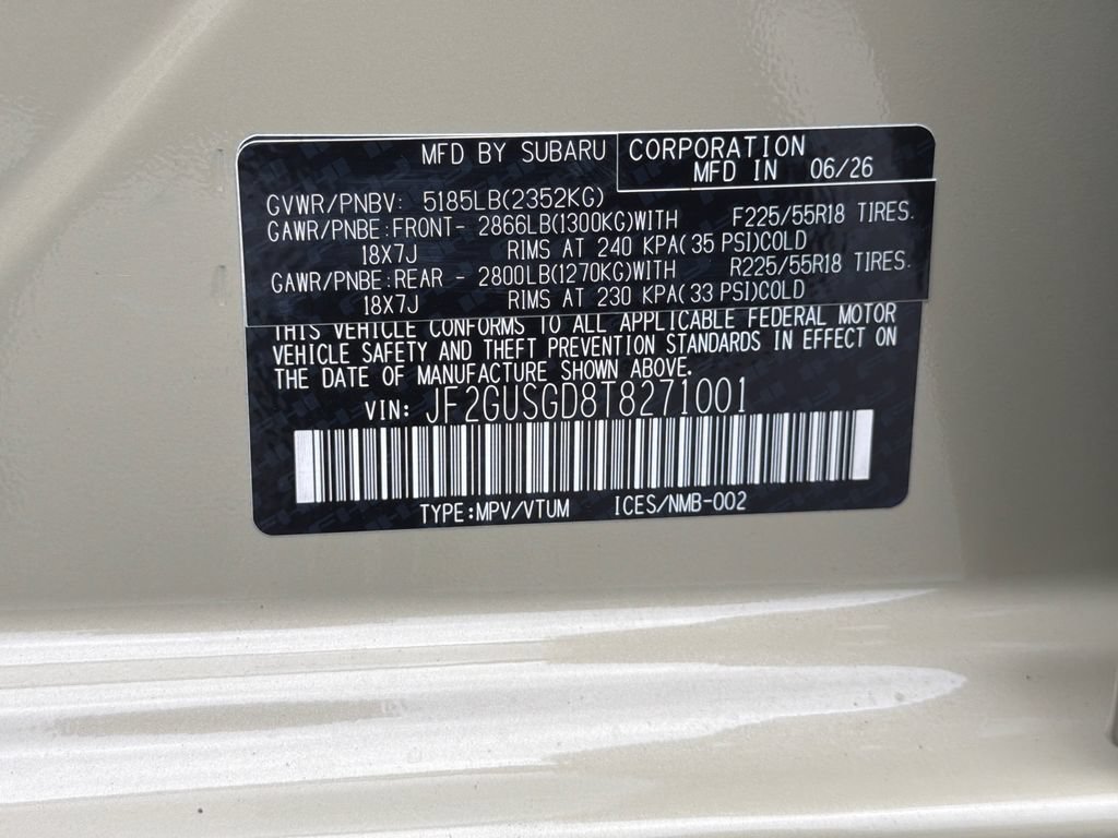 New 2026 Subaru Crosstrek 2.5i Sport AWD/4WD image 31