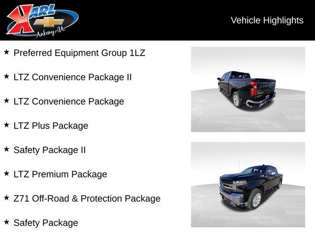 Used 2021 Chevrolet Silverado 1500 LTZ w/ LTZ Premium Package AWD/4WD image 2