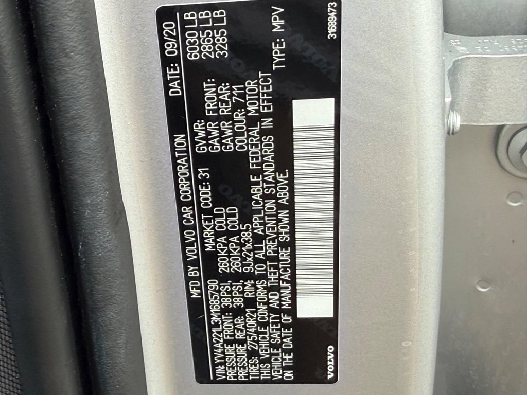 Used 2021 Volvo XC90 T6 Inscription w/ Advanced Package AWD/4WD image 25