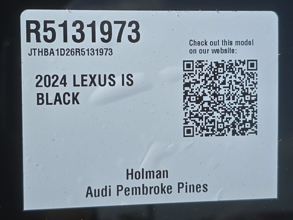 Used 2024 Lexus IS 300 F Sport w/ Accessory Package 2 RWD image 32
