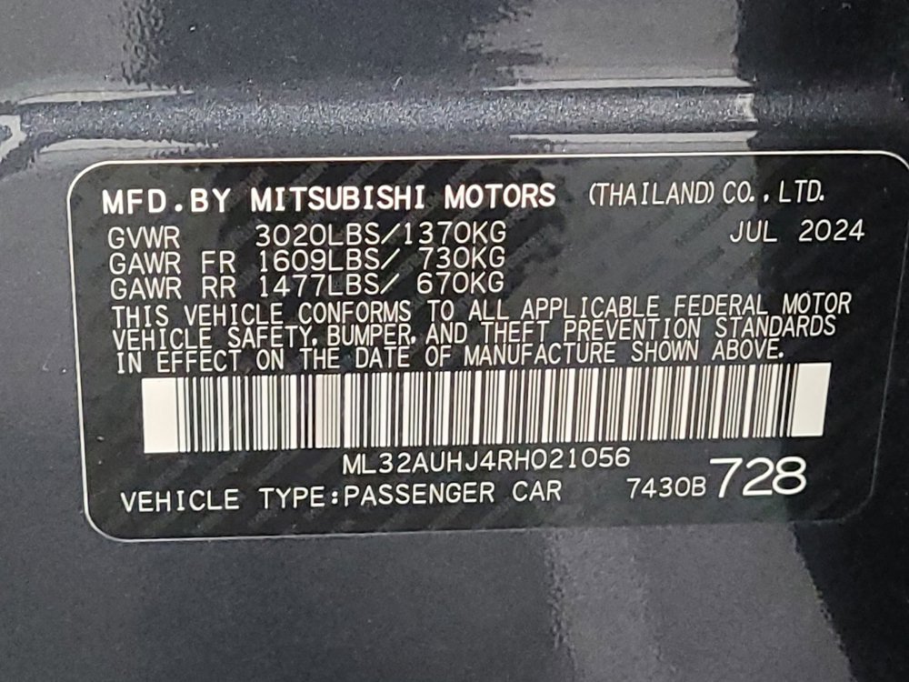 Used 2024 Mitsubishi Mirage ES FWD image 33