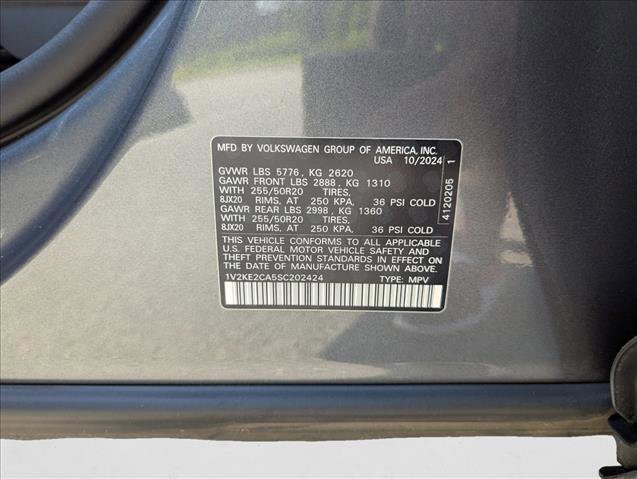 Certified 2025 Volkswagen Atlas Cross Sport SE w/ Panoramic Sunroof Package image 27