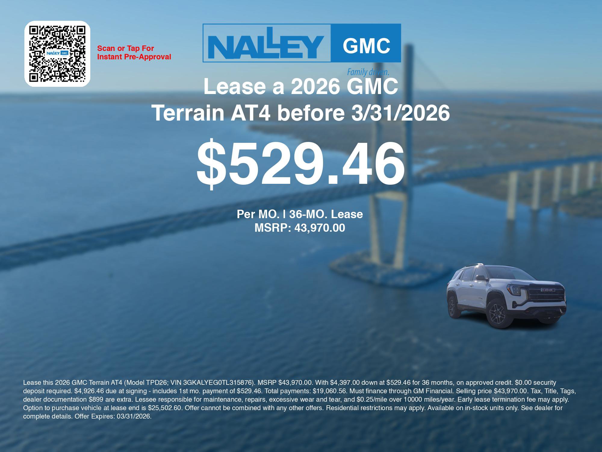 New 2026 GMC Terrain AT4 w/ Technology Package II image 3