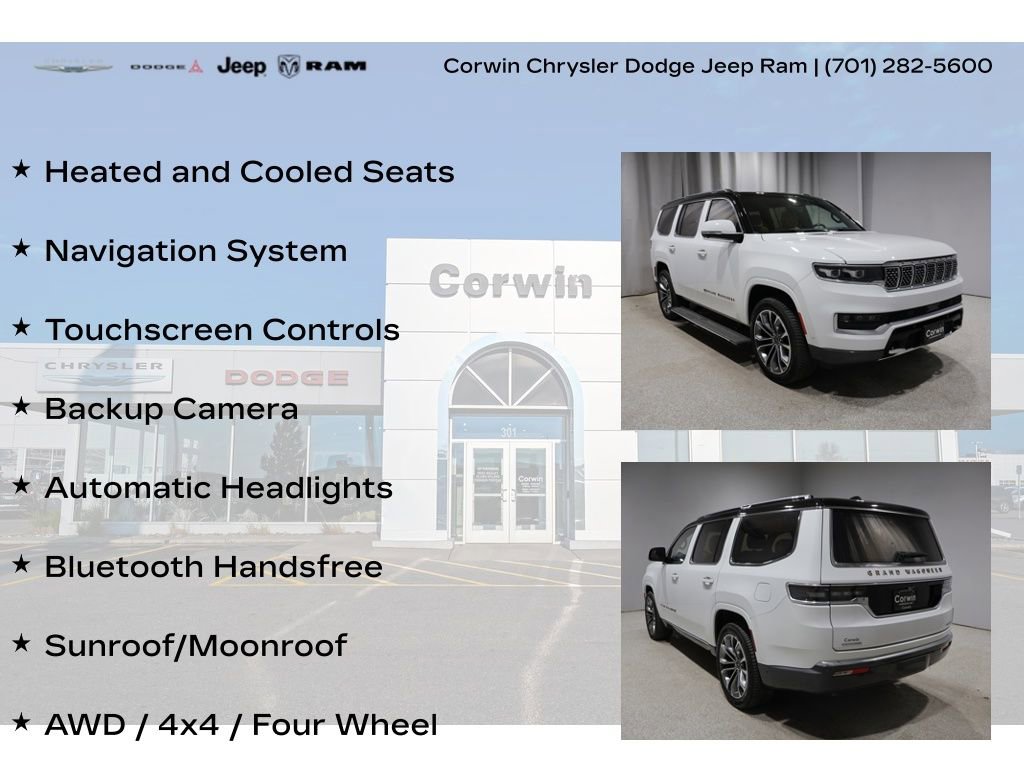Used 2022 Jeep Grand Wagoneer Series III w/ HD Trailer Tow Package AWD/4WD image 8