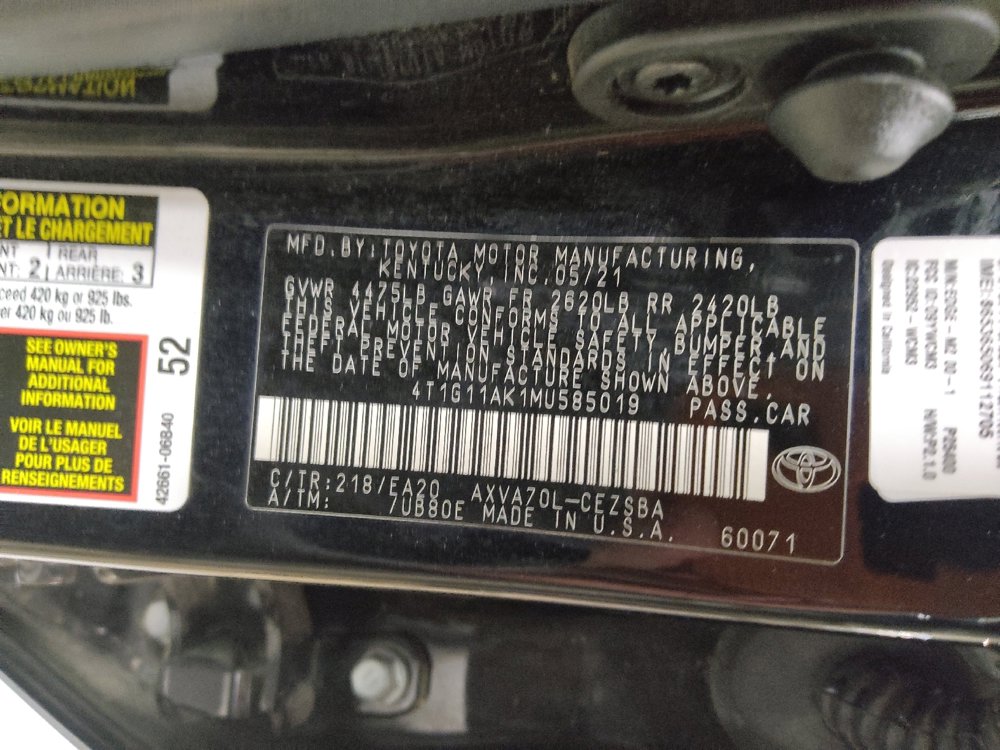 Used 2021 Toyota Camry SE FWD image 33