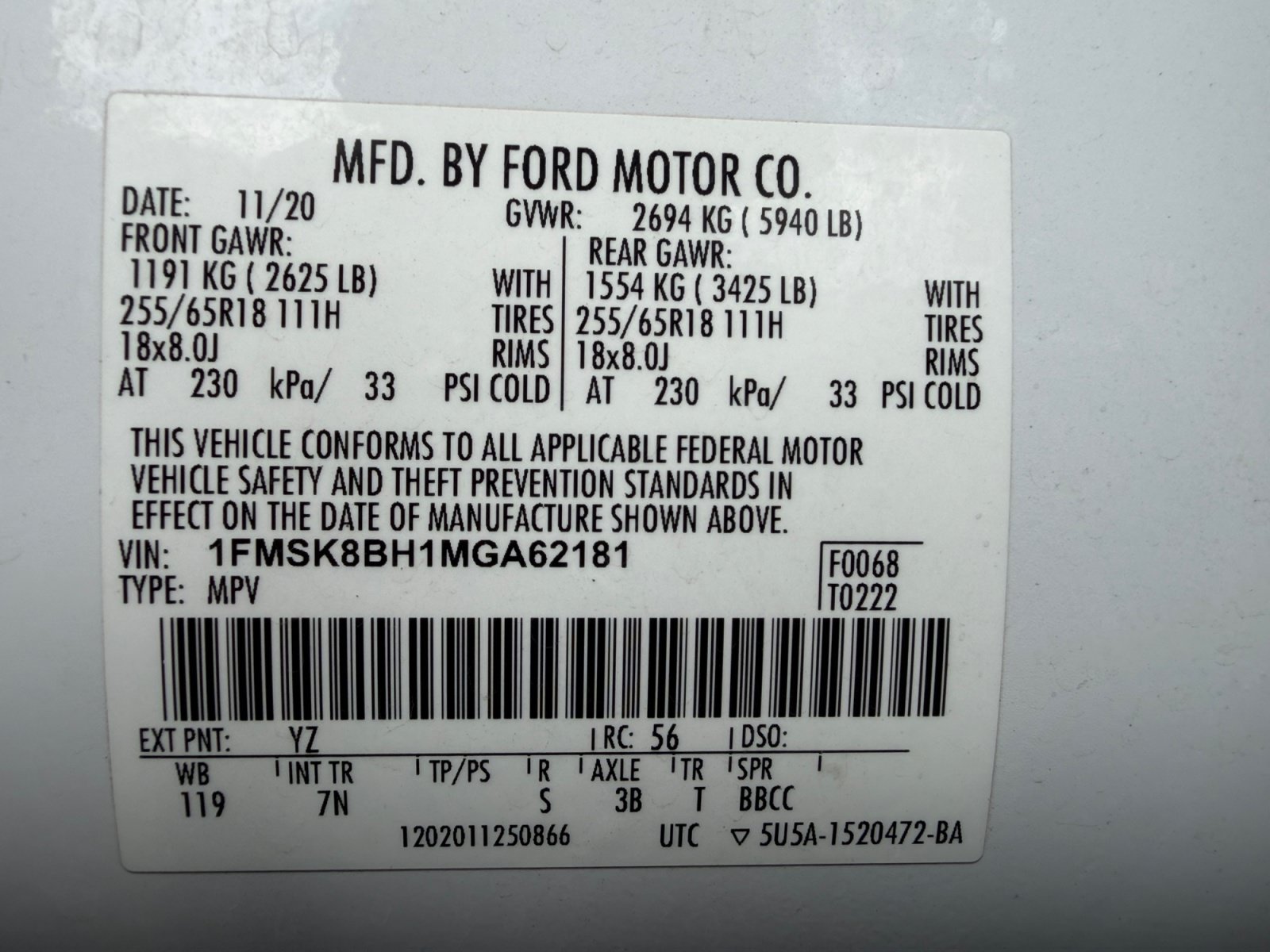 Used 2021 Ford Explorer 4WD image 33