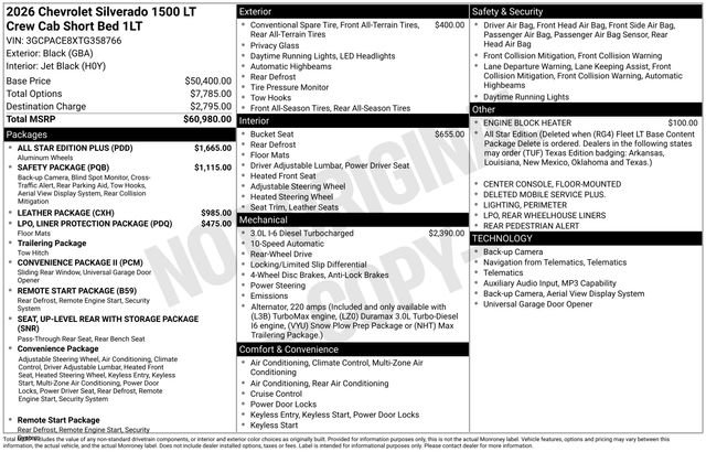 New 2026 Chevrolet Silverado 1500 LT w/ All Star Edition Plus RWD image 4