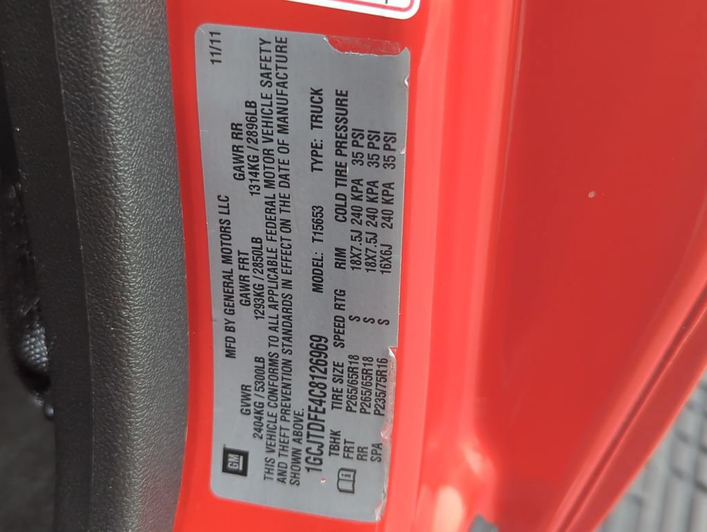 Used 2012 Chevrolet Colorado LT AWD/4WD image 20