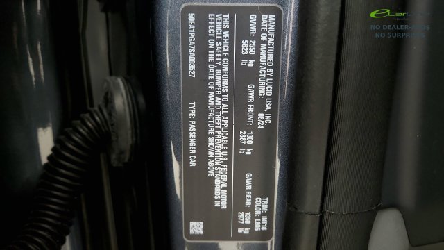 Used 2025 Lucid Air Pure RWD image 80
