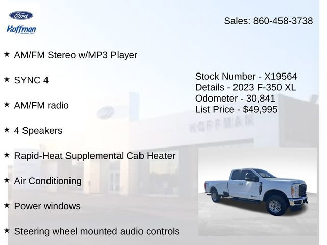 Certified 2023 Ford F350 XL w/ Snow Plow Prep Package image 10