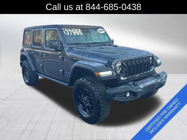 Certified 2025 Jeep Wrangler Unlimited Sport S 4xe image 3