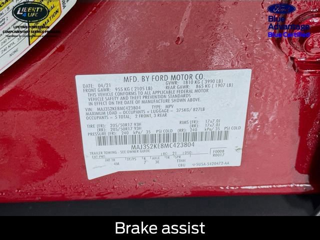 Certified 2021 Ford EcoSport Titanium FWD image 35