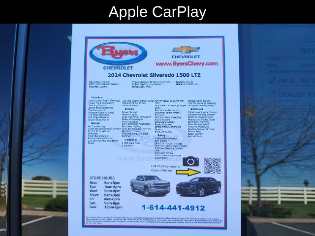 Used 2024 Chevrolet Silverado 1500 LTZ w/ LTZ Premium Package AWD/4WD image 13