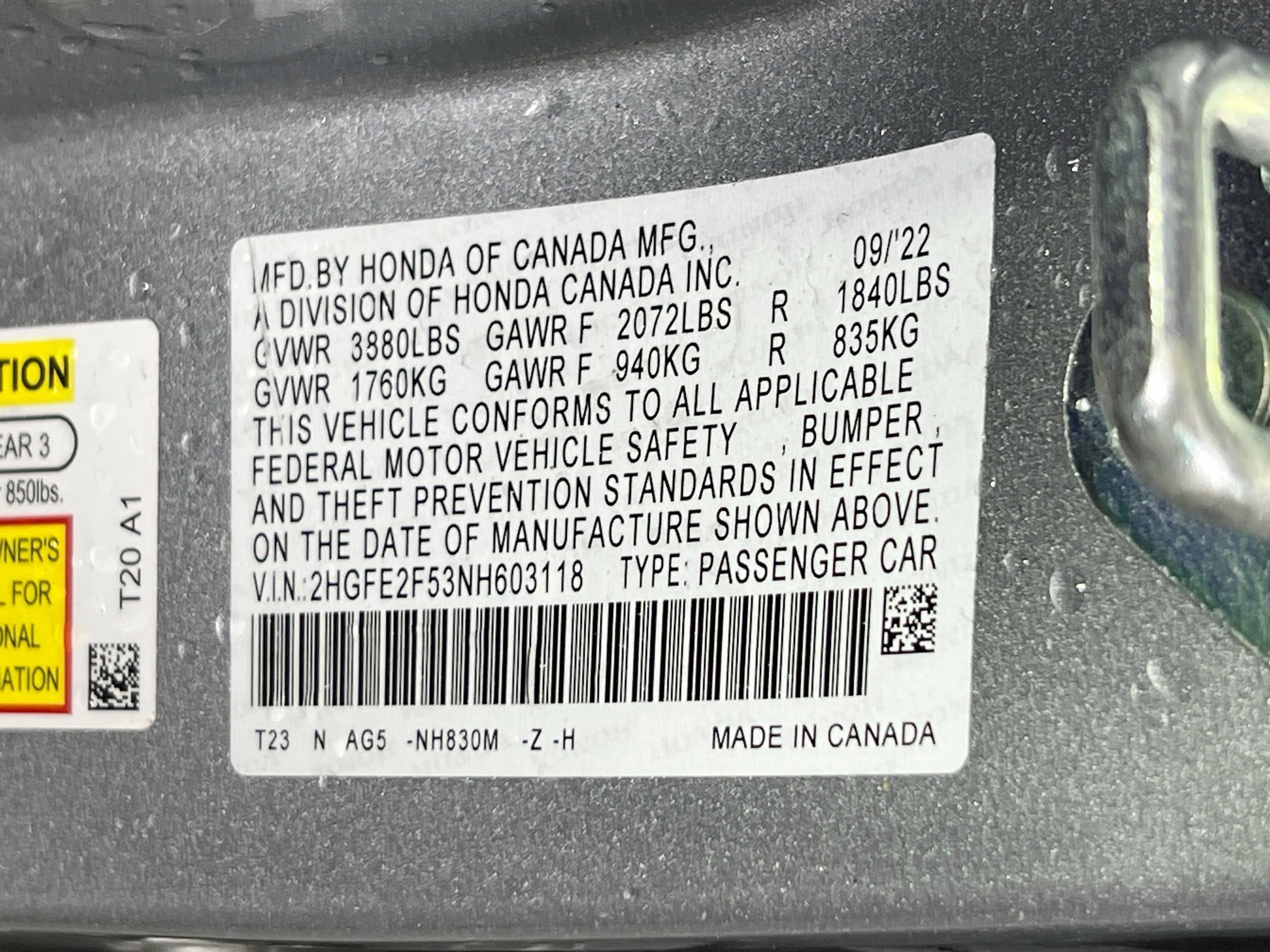 Used 2022 Honda Civic Sport image 29