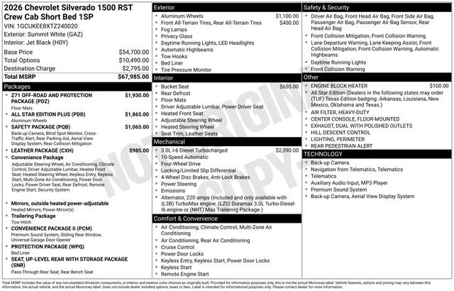 New 2026 Chevrolet Silverado 1500 RST image 2