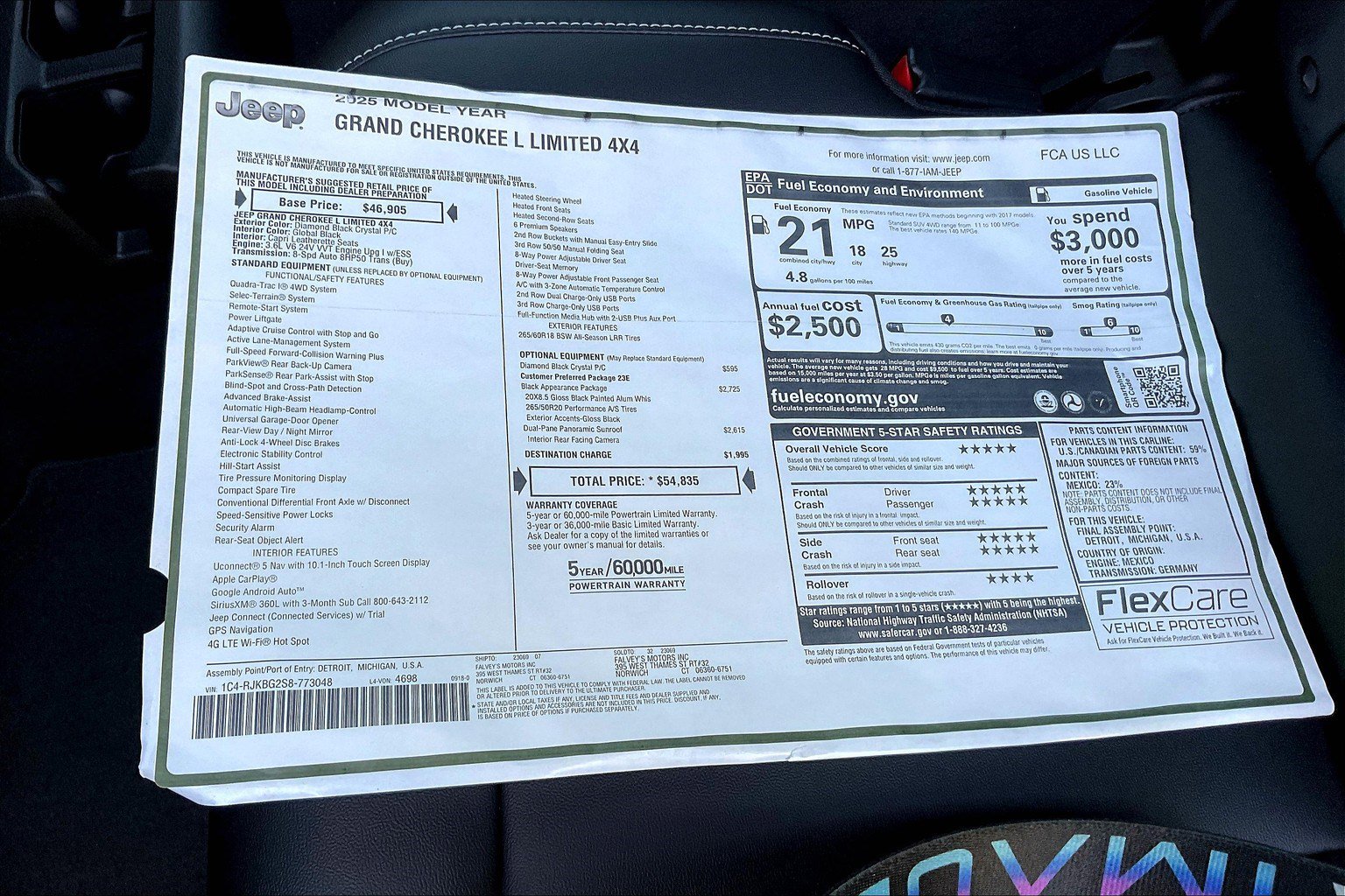 New 2025 Jeep Grand Cherokee L Limited image 14