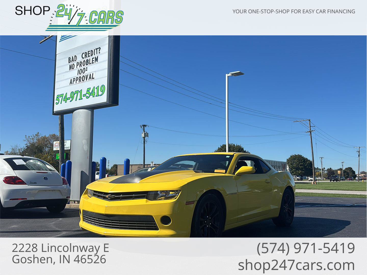 Used 2015 Chevrolet Camaro LS RWD image 1