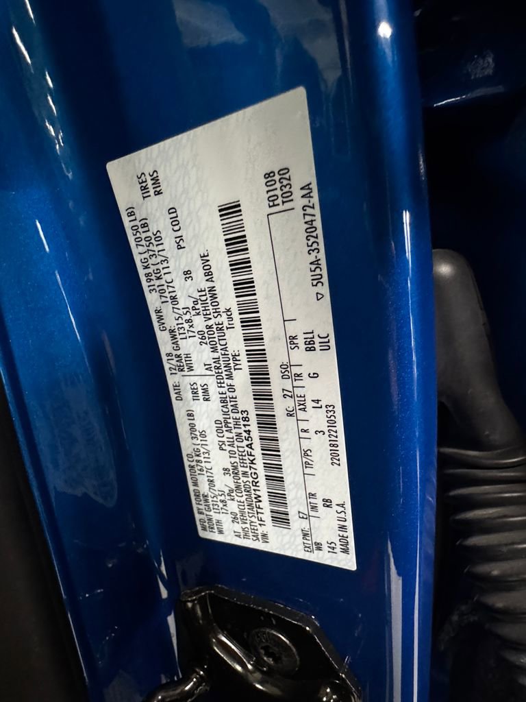 Used 2019 Ford F150 Raptor w/ Equipment Group 802A Luxury image 29