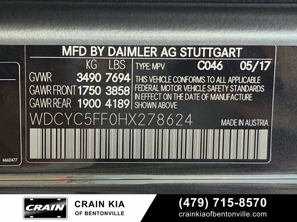 Used 2017 Mercedes-Benz G 550 Squared image 30