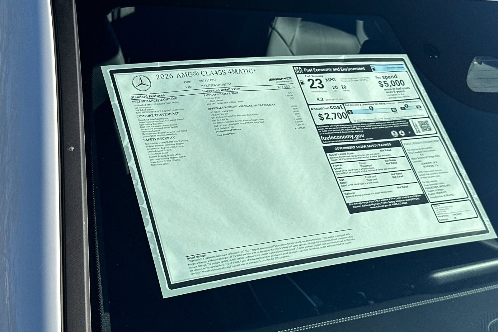 New 2026 Mercedes-Benz CLA 45 AMG S 4MATIC image 29