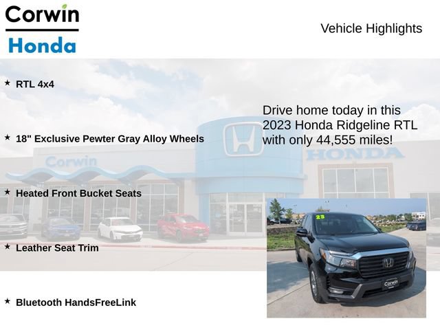Used 2023 Honda Ridgeline RTL image 6