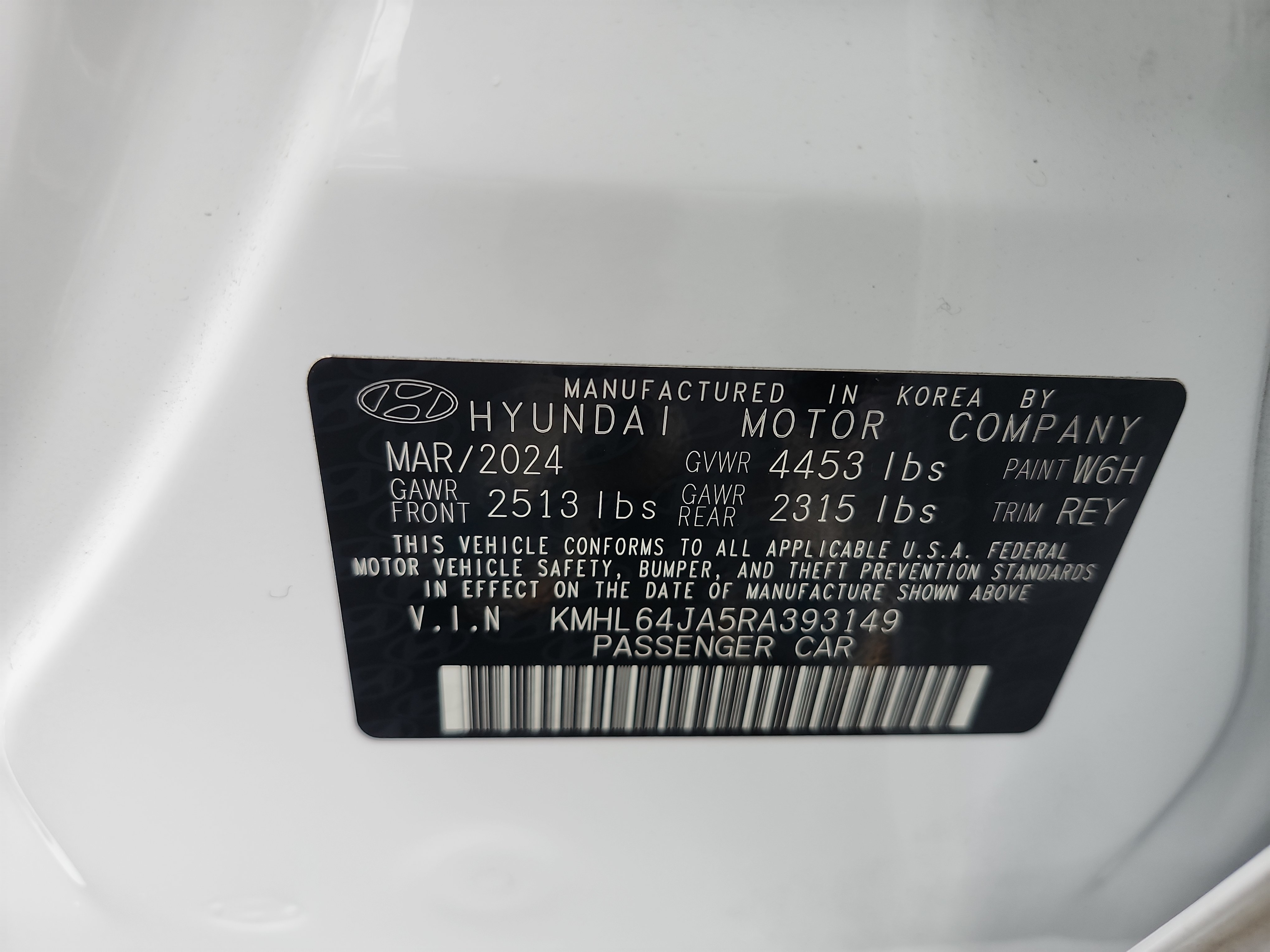 Certified 2024 Hyundai Sonata SEL FWD image 23