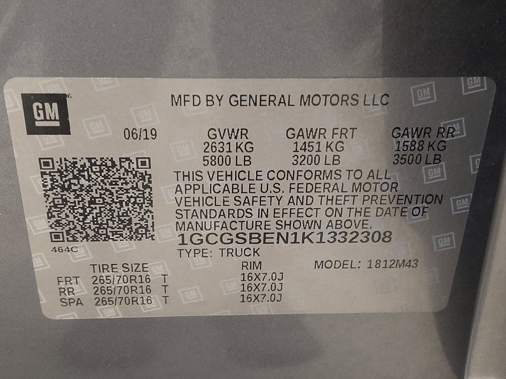Used 2019 Chevrolet Colorado W/T w/ WT Convenience Package RWD image 33