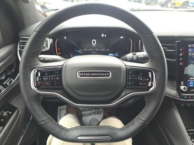 Certified 2025 Jeep Grand Wagoneer Series II Obsidian w/ Quick Order Packagew 28T image 17