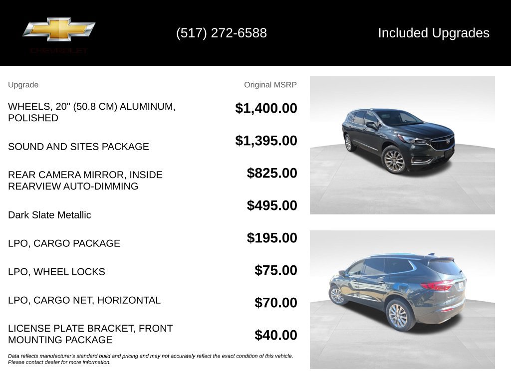 Used 2020 Buick Enclave Essence w/ Sound and Sites Package FWD image 5