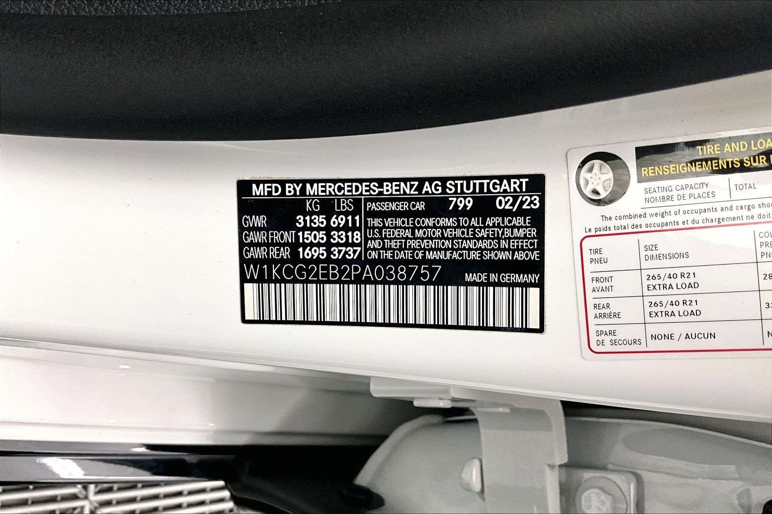 Certified 2023 Mercedes-Benz EQS 450+ 4MATIC Sedan image 32