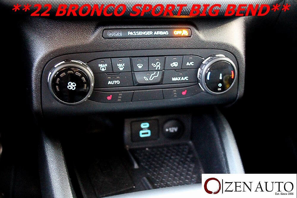 Used 2022 Ford Bronco Sport Big Bend w/ Convenience Package AWD/4WD image 16