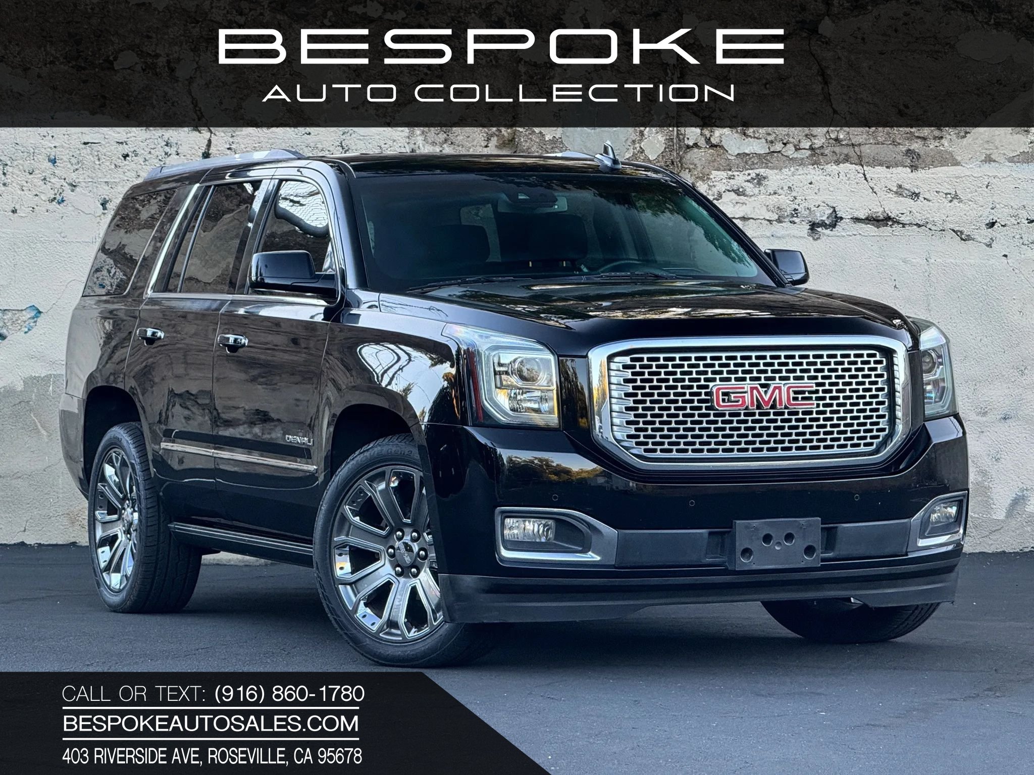 Used 2016 GMC Yukon Denali w/ Open Road Package RWD image 1