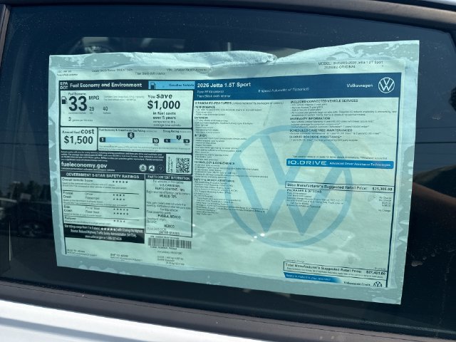 New 2026 Volkswagen Jetta Sport FWD image 30