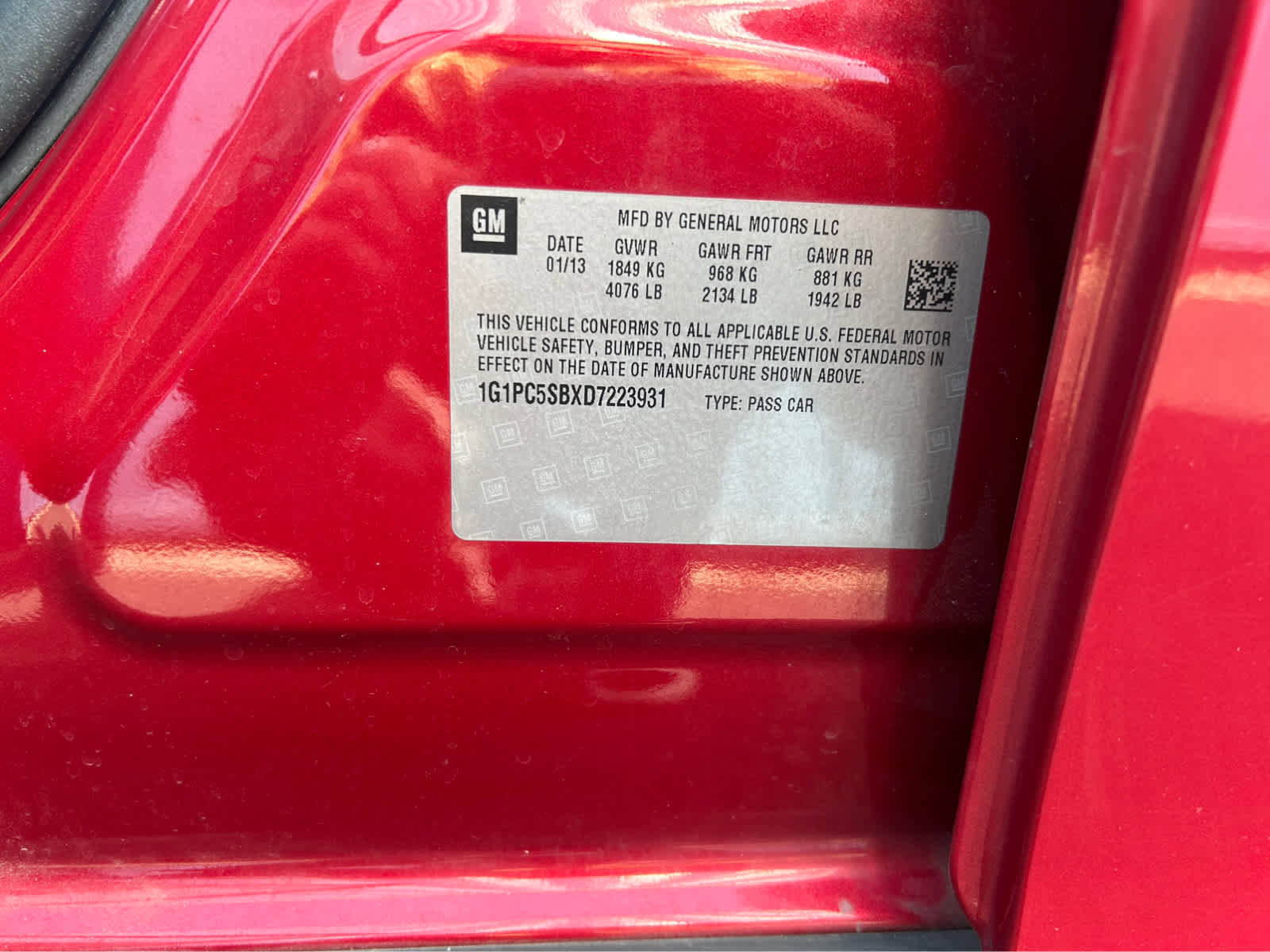 Used 2013 Chevrolet Cruze LT image 24