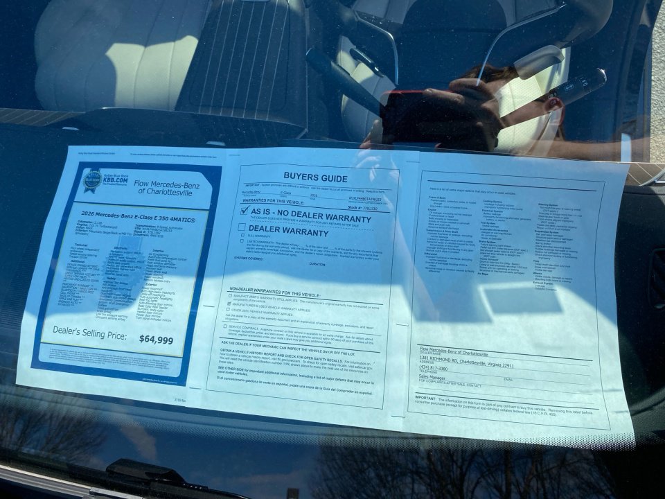 Certified 2026 Mercedes-Benz E 350 4MATIC Sedan image 33