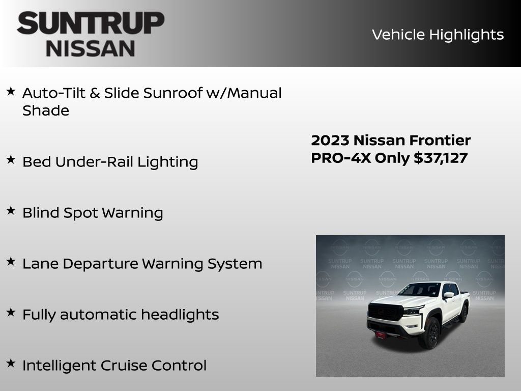 Certified 2023 Nissan Frontier PRO-4X w/ Pro-4X Premium Package AWD/4WD image 24