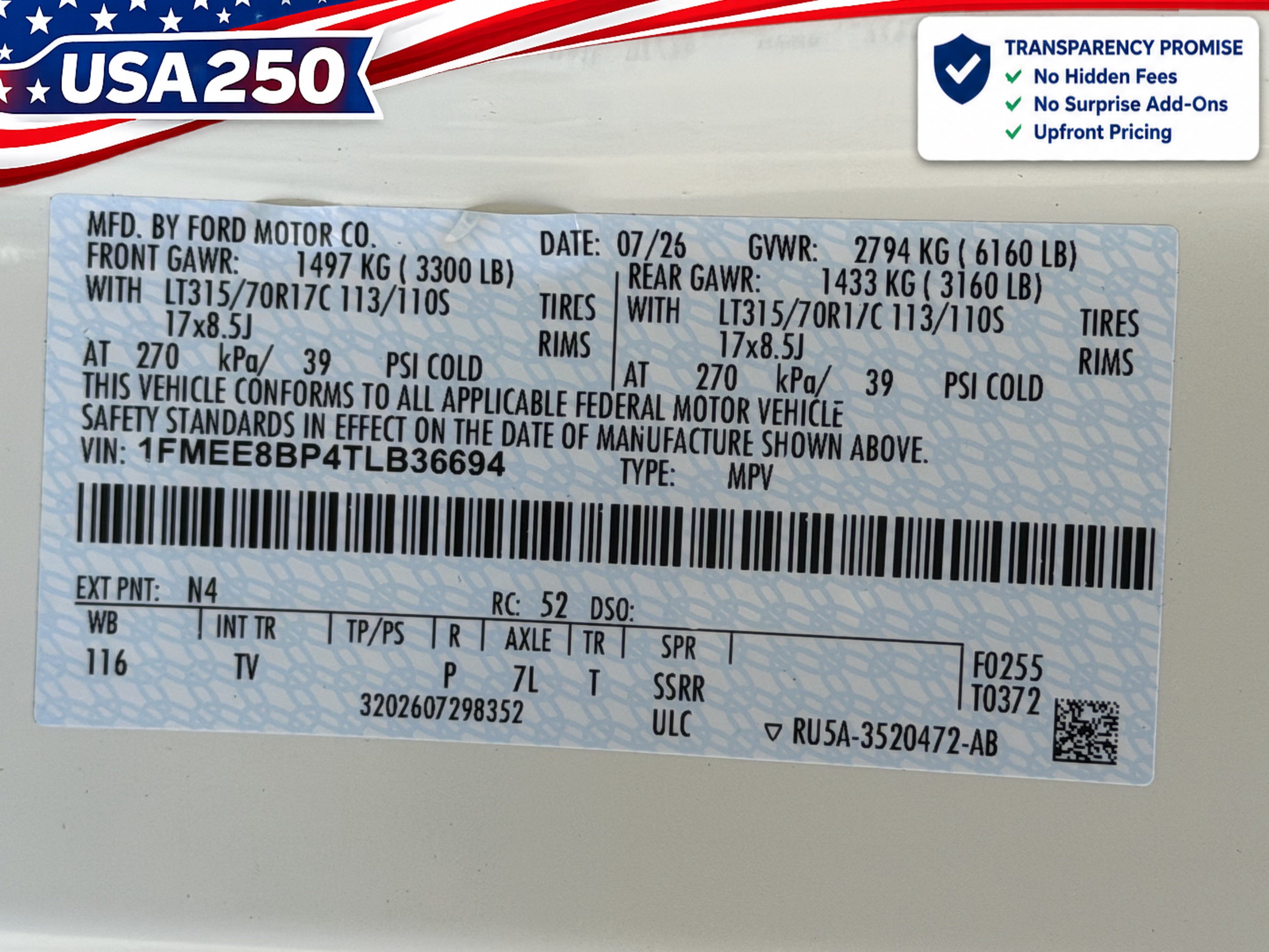 New 2026 Ford Bronco Outer Banks w/ Sasquatch Package AWD/4WD image 27