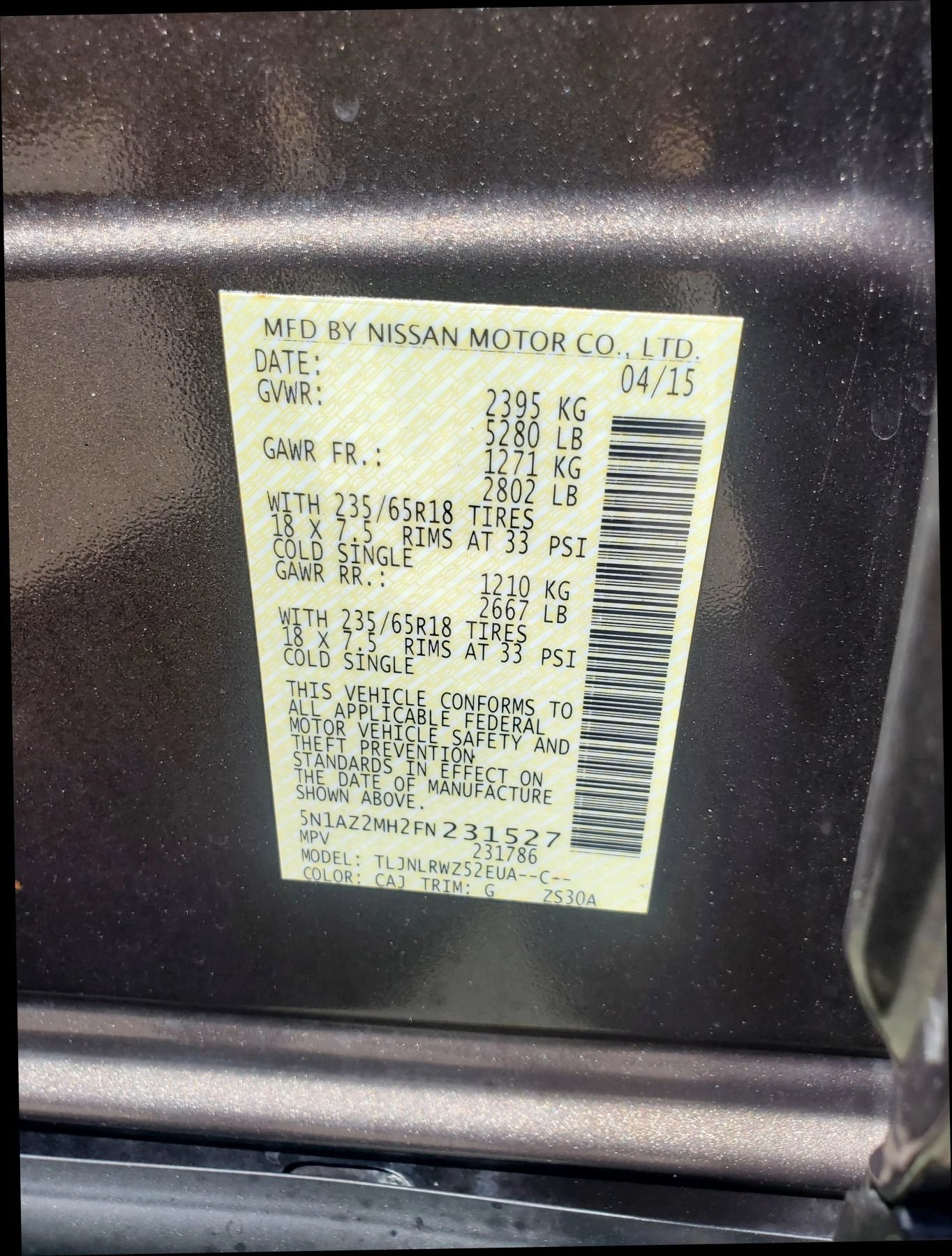 Used 2015 Nissan Murano SL w/ SL Technology Package AWD/4WD image 61