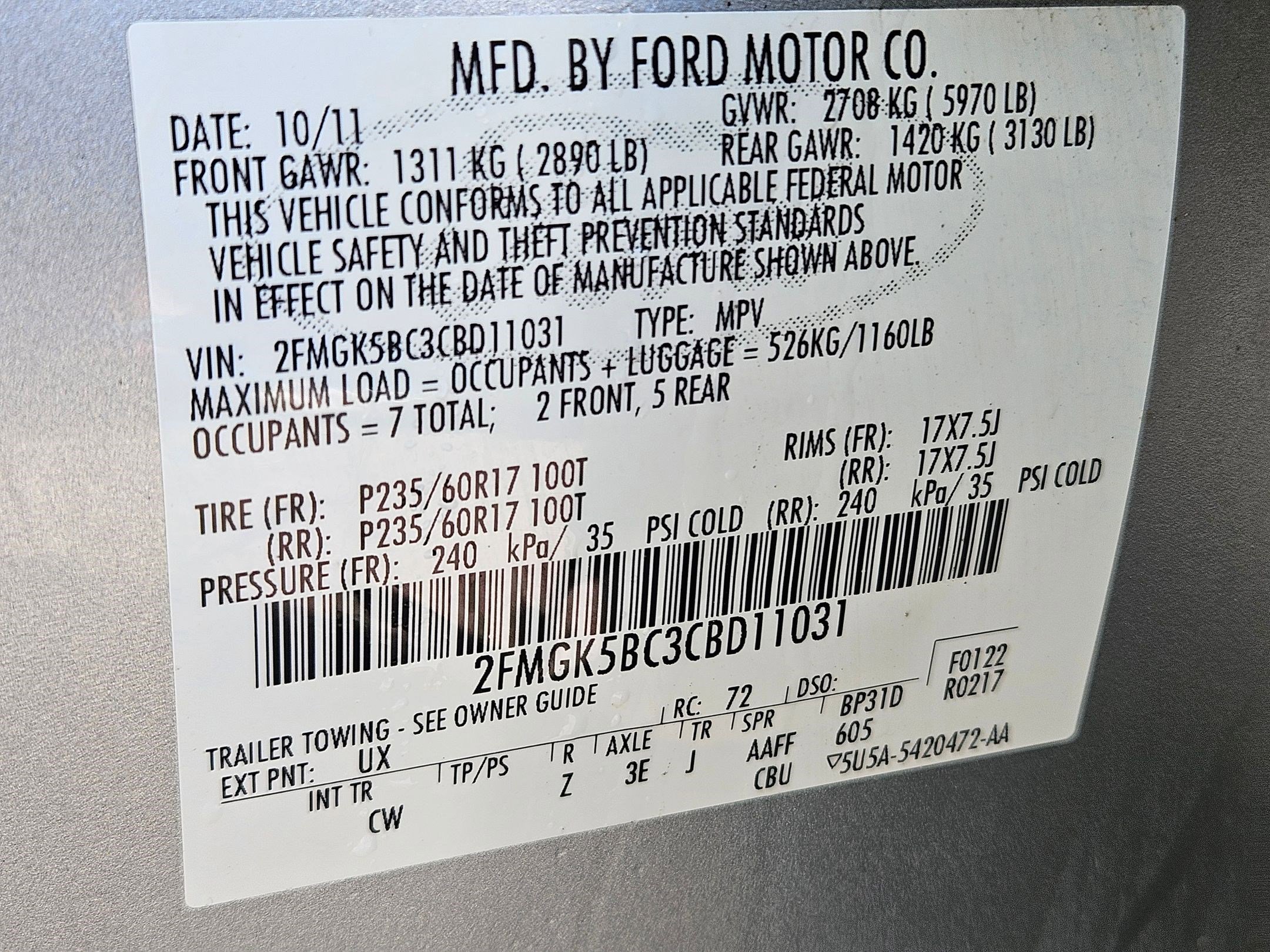 Used 2012 Ford Flex SE FWD image 32
