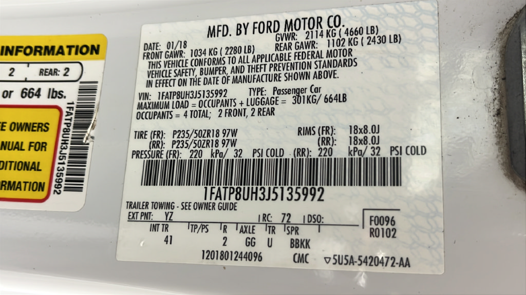 Used 2018 Ford Mustang Premium RWD image 49