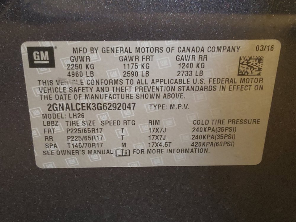 Used 2016 Chevrolet Equinox LT w/ Convenience Package FWD image 33