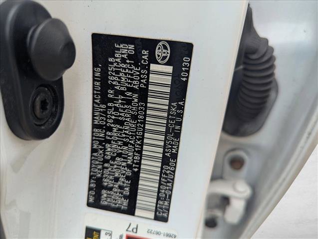 Used 2016 Toyota Camry SE FWD image 16
