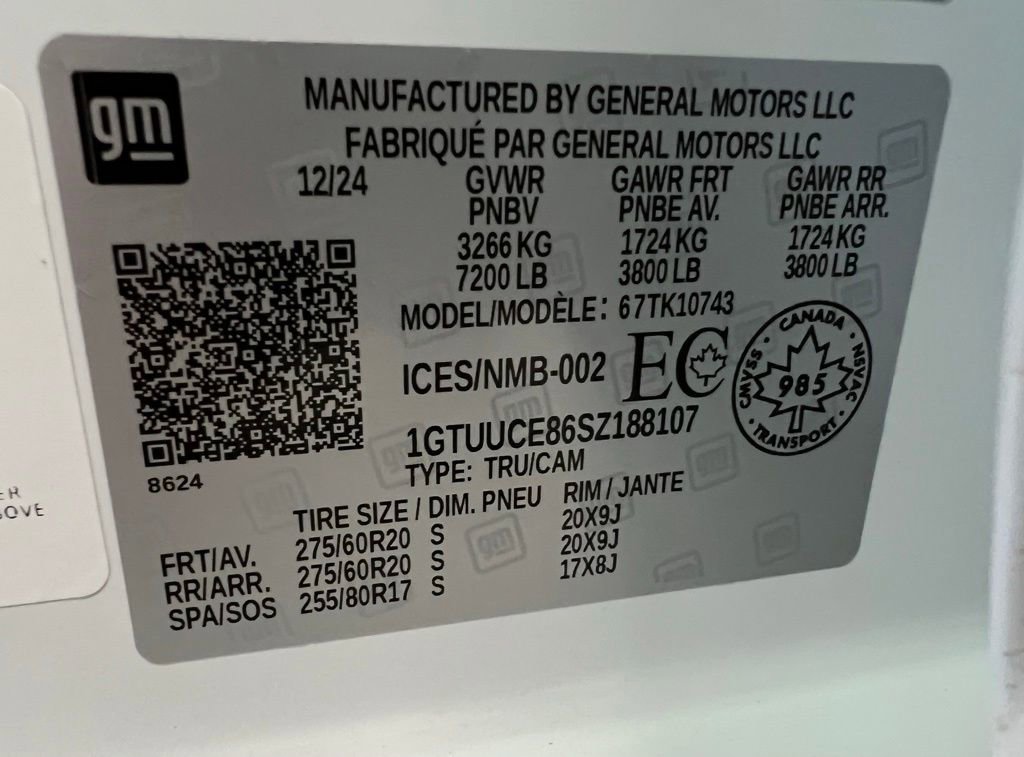 Used 2025 GMC Sierra 1500 Elevation w/ Elevation Premium Package image 70