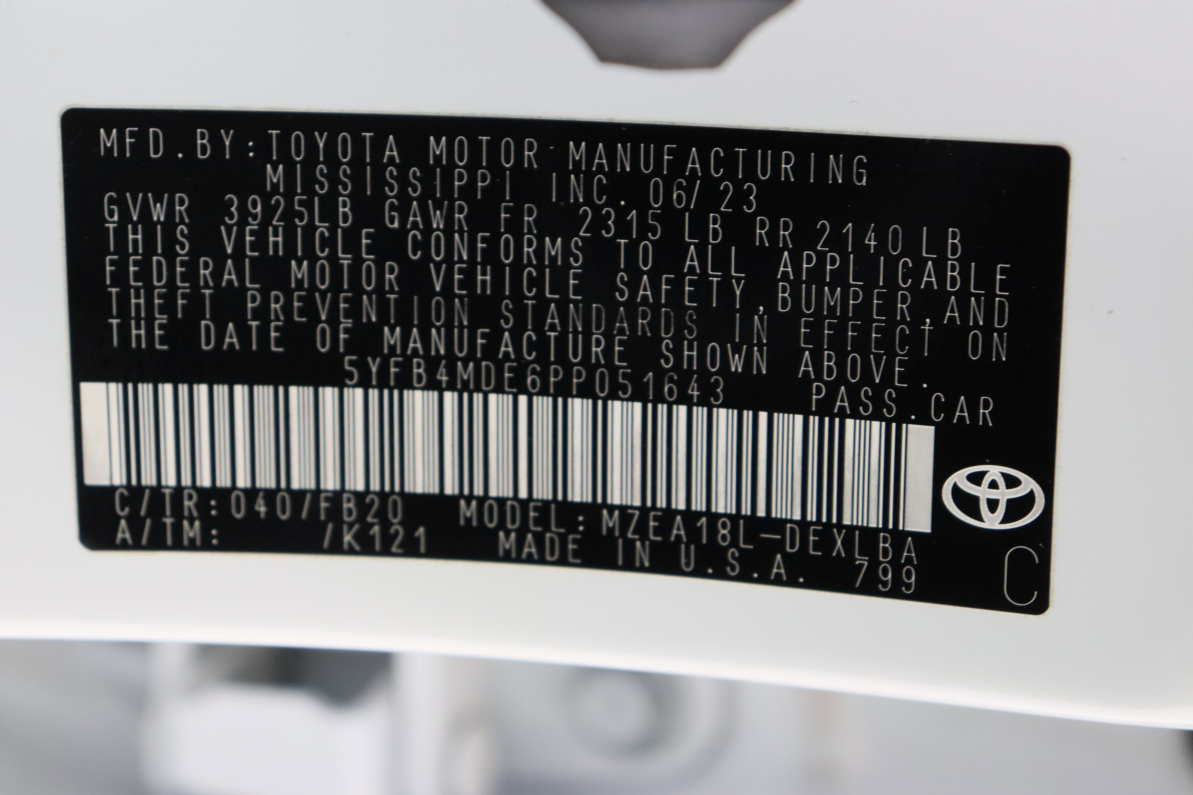 Certified 2023 Toyota Corolla LE w/ Carpet Mat Package (TMS) FWD image 36